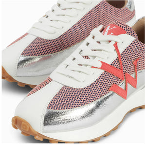 Baskets Monogramme Mona Rose et Argent à Semelle Running