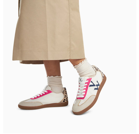 Baskets Monogramme Charlize Multicolores à Semelle Rétro