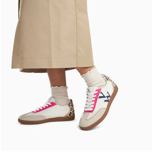 Baskets Monogramme Charlize Multicolores à Semelle Rétro