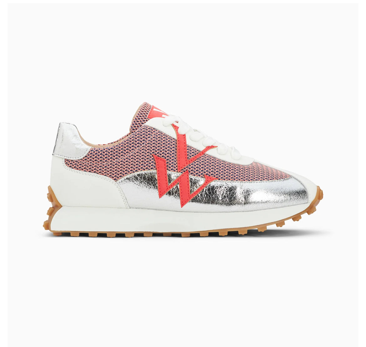 Baskets Monogramme Mona Rose et Argent à Semelle Running