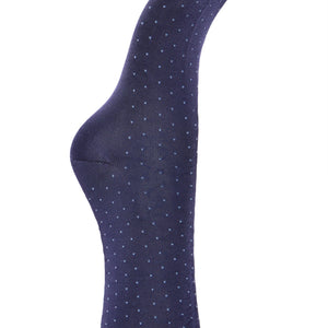 Chaussettes Fenja Bleue à pois