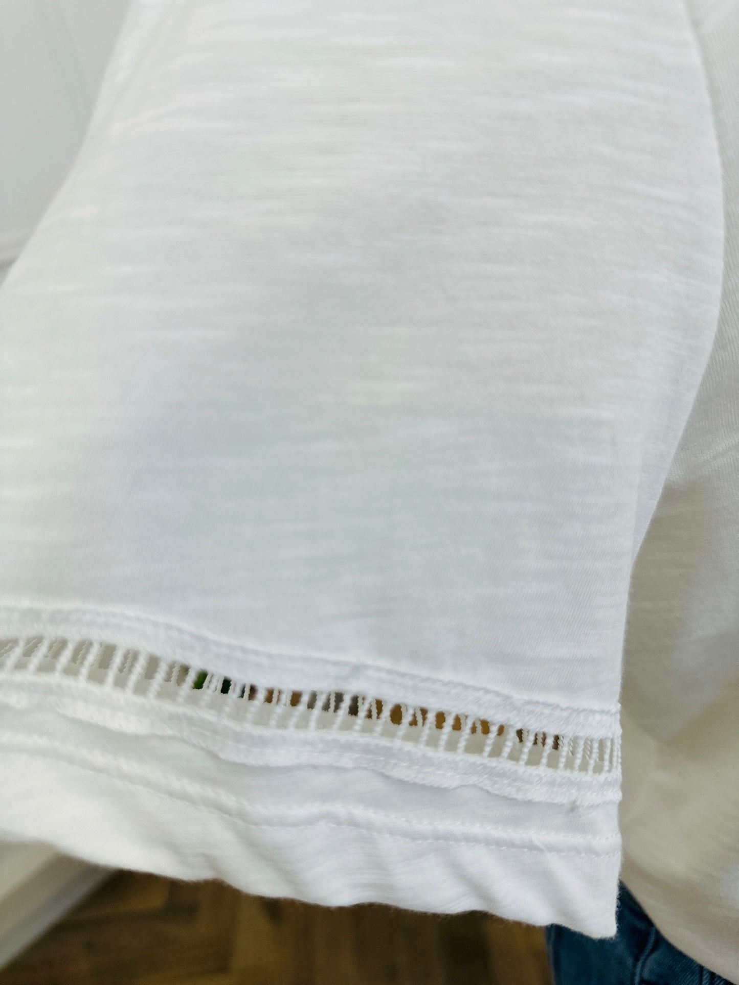 T-shirt Broderie Olya Ecru Brodé