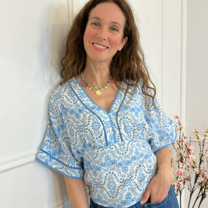 Blouse Ona Bleue
