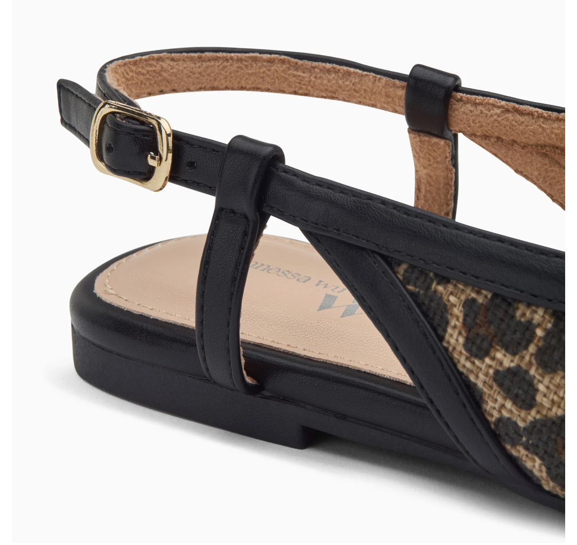 Ballerines Slingback Tina Léopard à Bride