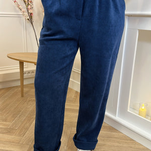 Pantalon Velours Navy