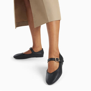 Ballerines Yaëlle Noires à Bride