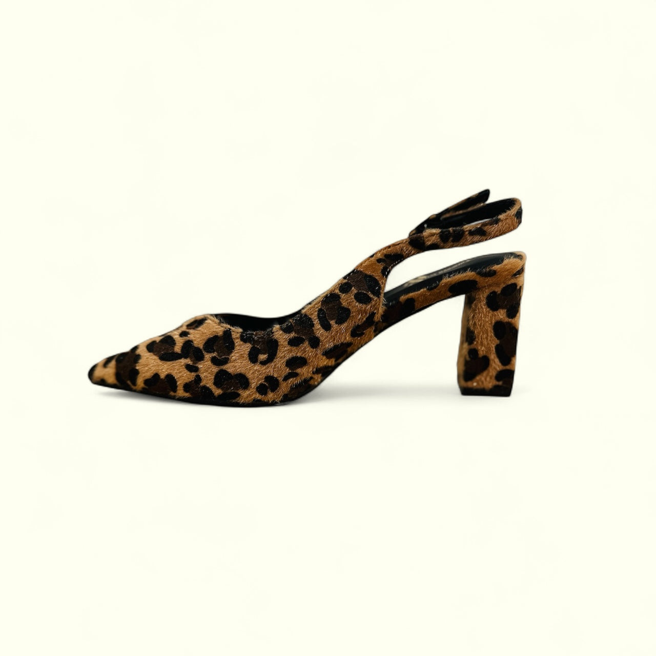 Escarpins slingback Venus Léopard à bout pointu