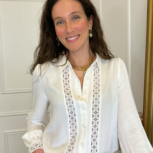 Chemise Leyna Ecrue