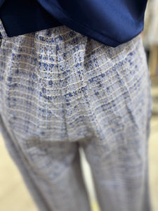 Pantalon droit Pontino bleu