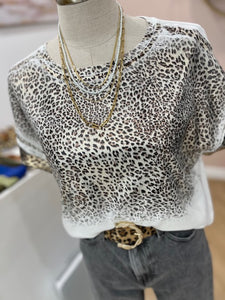 T shirt léopard vintage