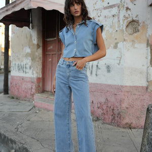 Jean Palazzo Pietro Denim Clair