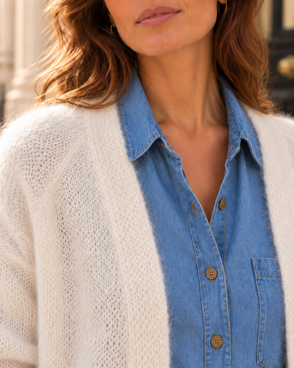 Gilet Milana Ecru