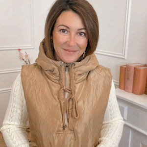 Capuche Noemie Camel