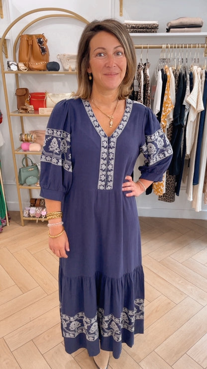 Robe Bohemian Navy