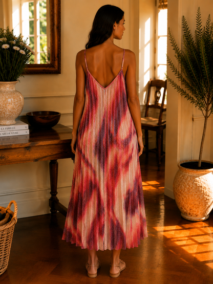 Robe Rachel Tye Dye Rouge