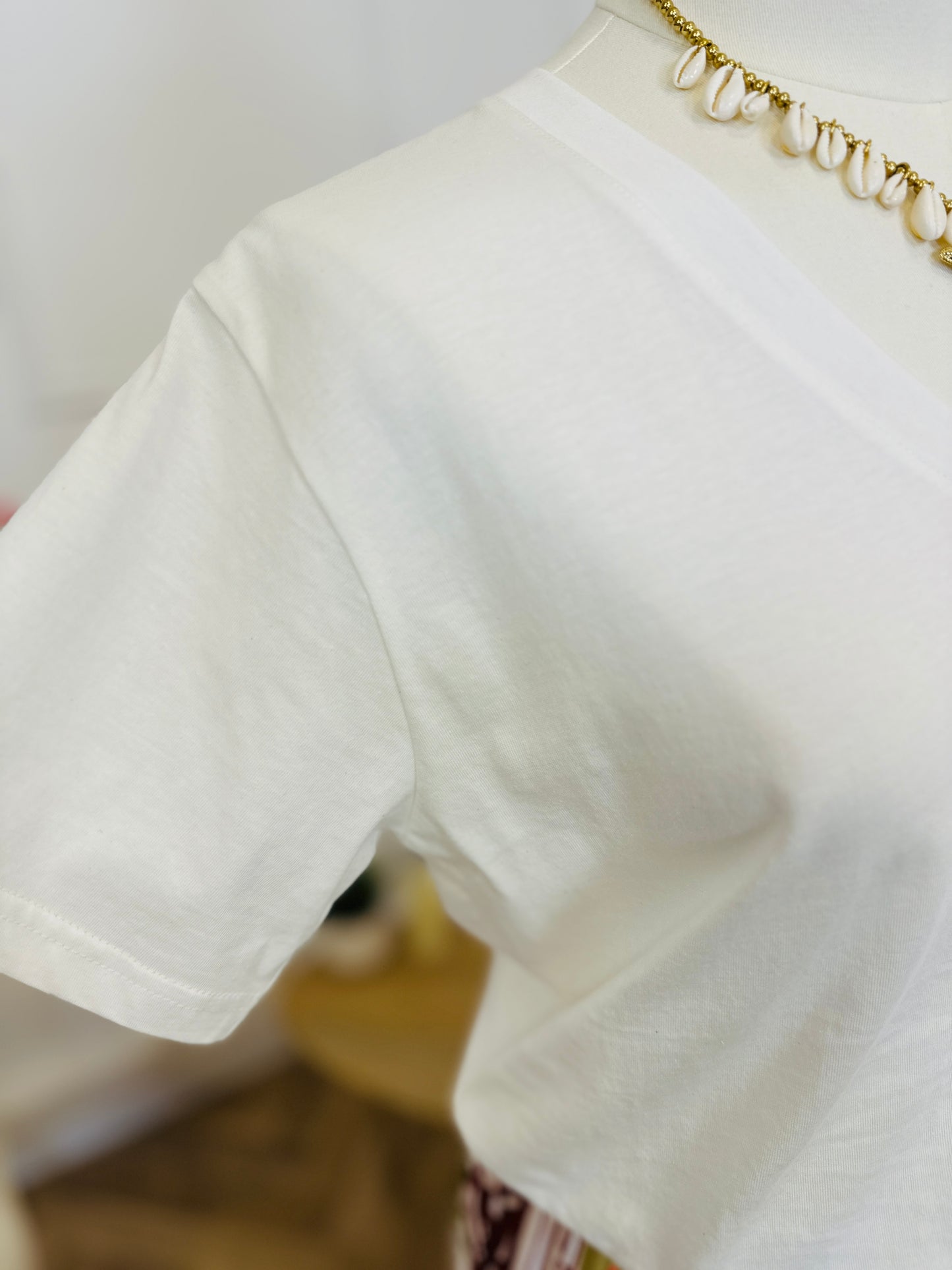 T shirt Kamille écru