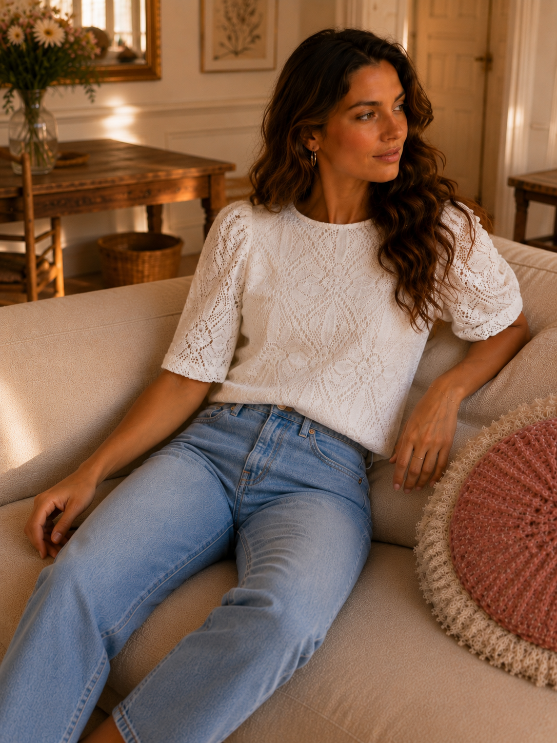 Blouse Valla Ecrue
