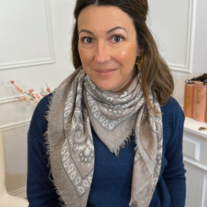 Foulard Brandy Taupe