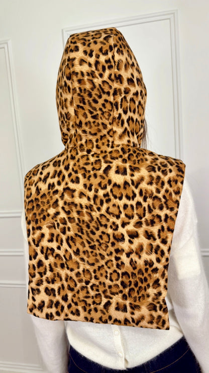 Capuche Noemie Léopard