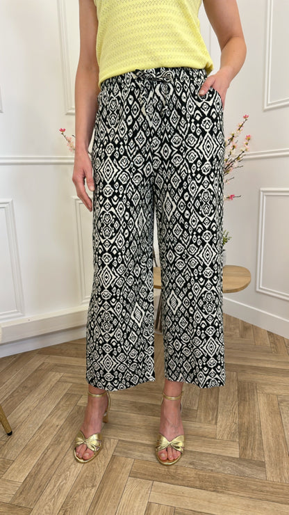 Pantalon Linno Noir