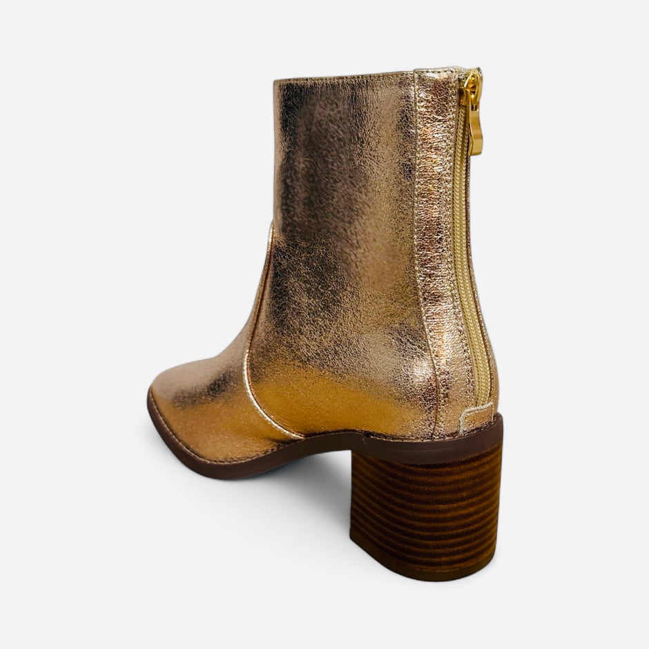 Bottines Edna Gold