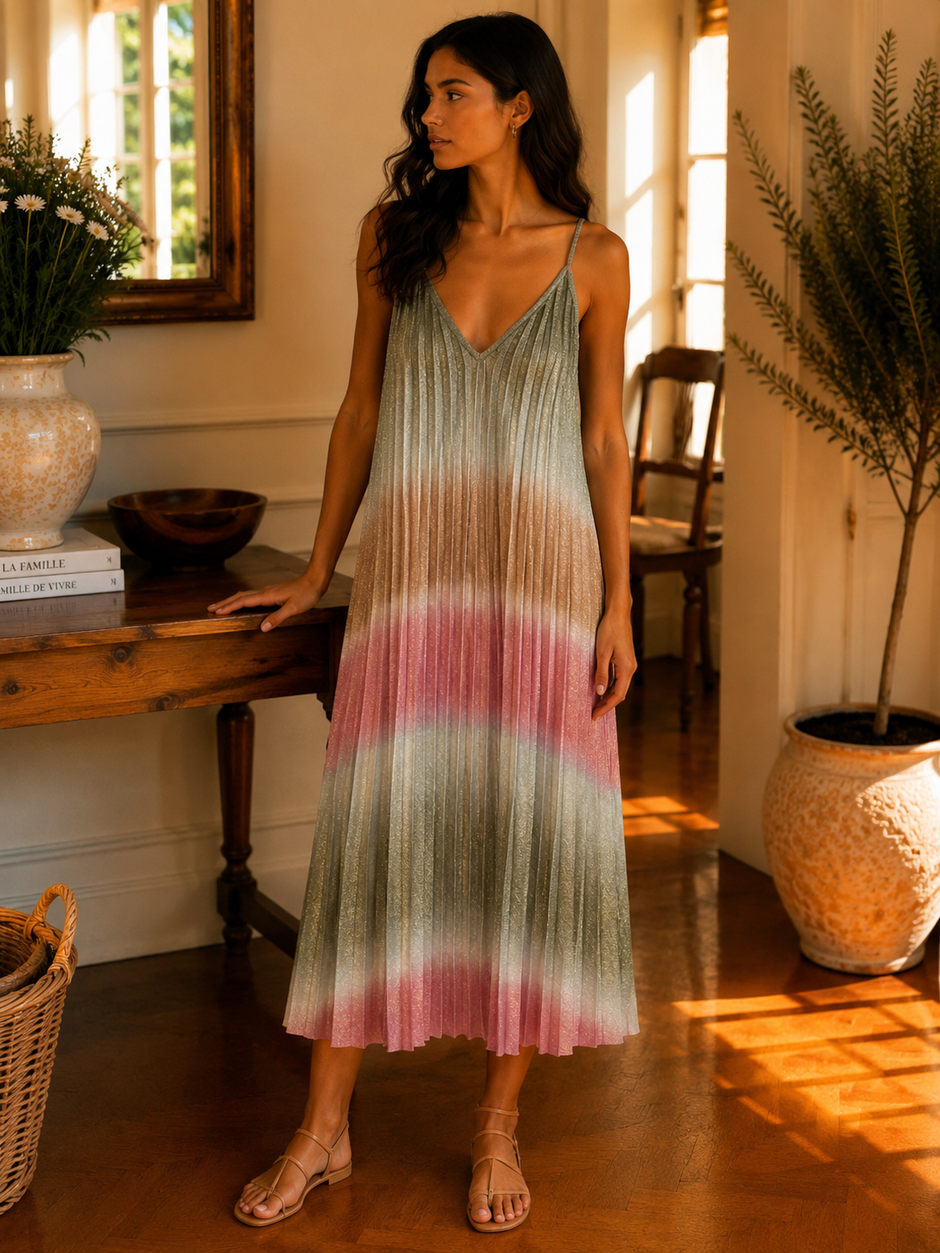 Robe Rachel Kaki Rose