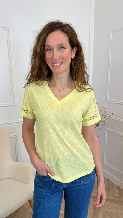 T shirt Marianna Jaune