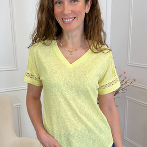 T shirt Marianna Jaune