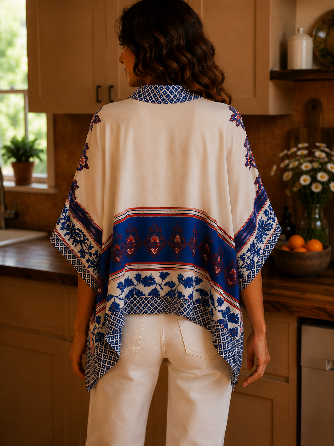 Chemise Sarlena Bleu