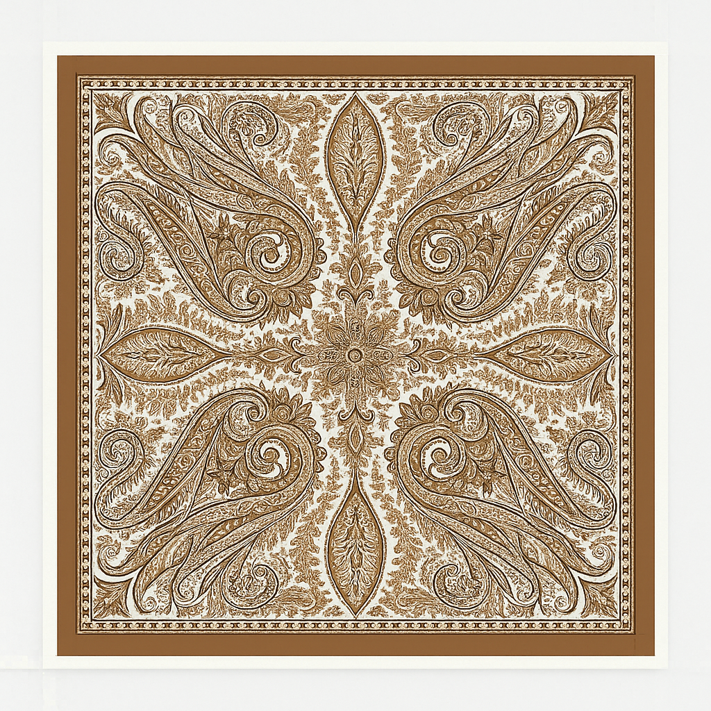 Carré Aurelia Marron Glacé