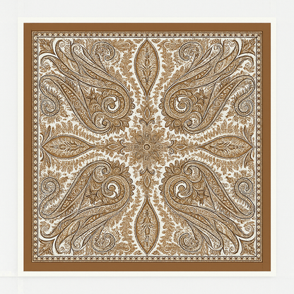 Carré Aurelia Marron Glacé