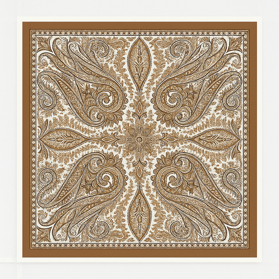 Carré Aurelia Marron Glacé