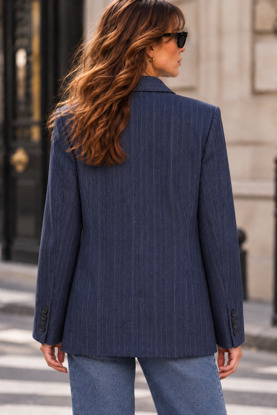 Blazer Pinelle Bleu