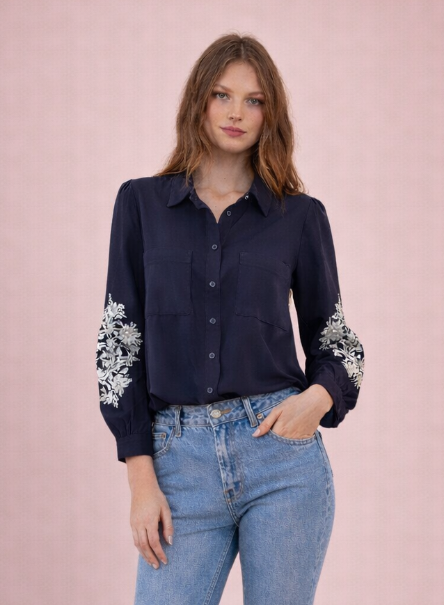 Chemise Aristide Marine