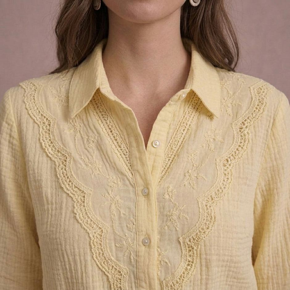 Chemise Sofia Jaune