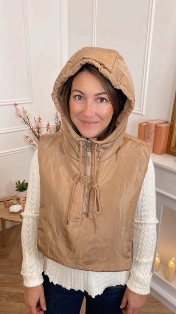 Capuche Noemie Camel