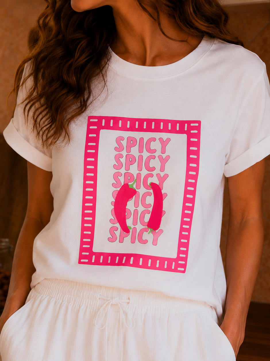 Tee Shirt Spicy Rose