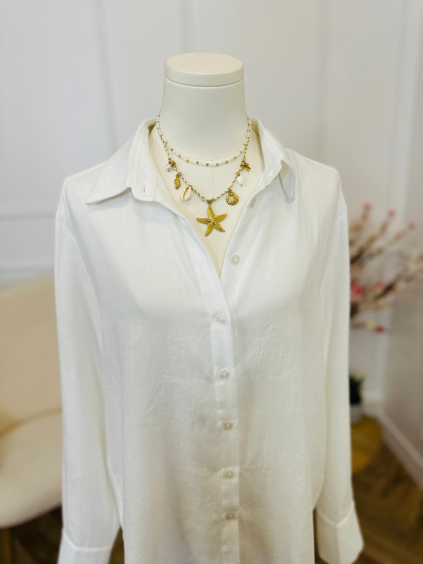 Chemise Inna Ecrue