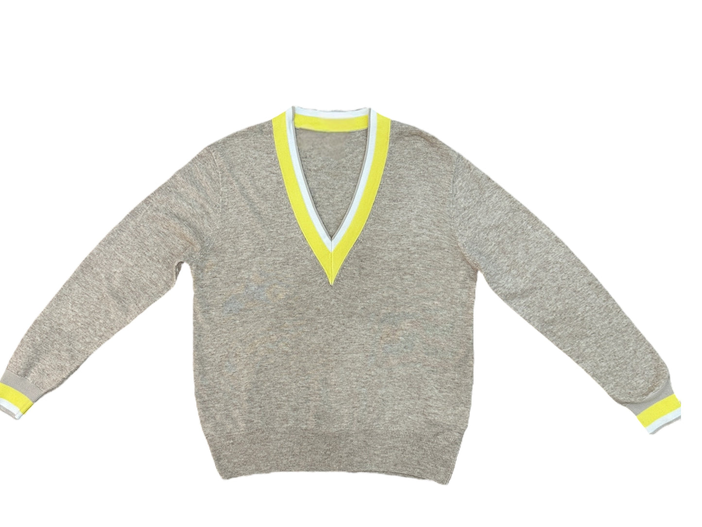 Pull Cricket Beige et Jaune