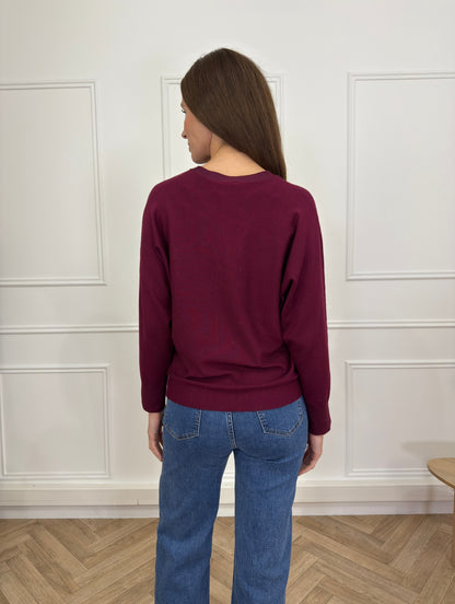 Pull Tilia Bordeaux