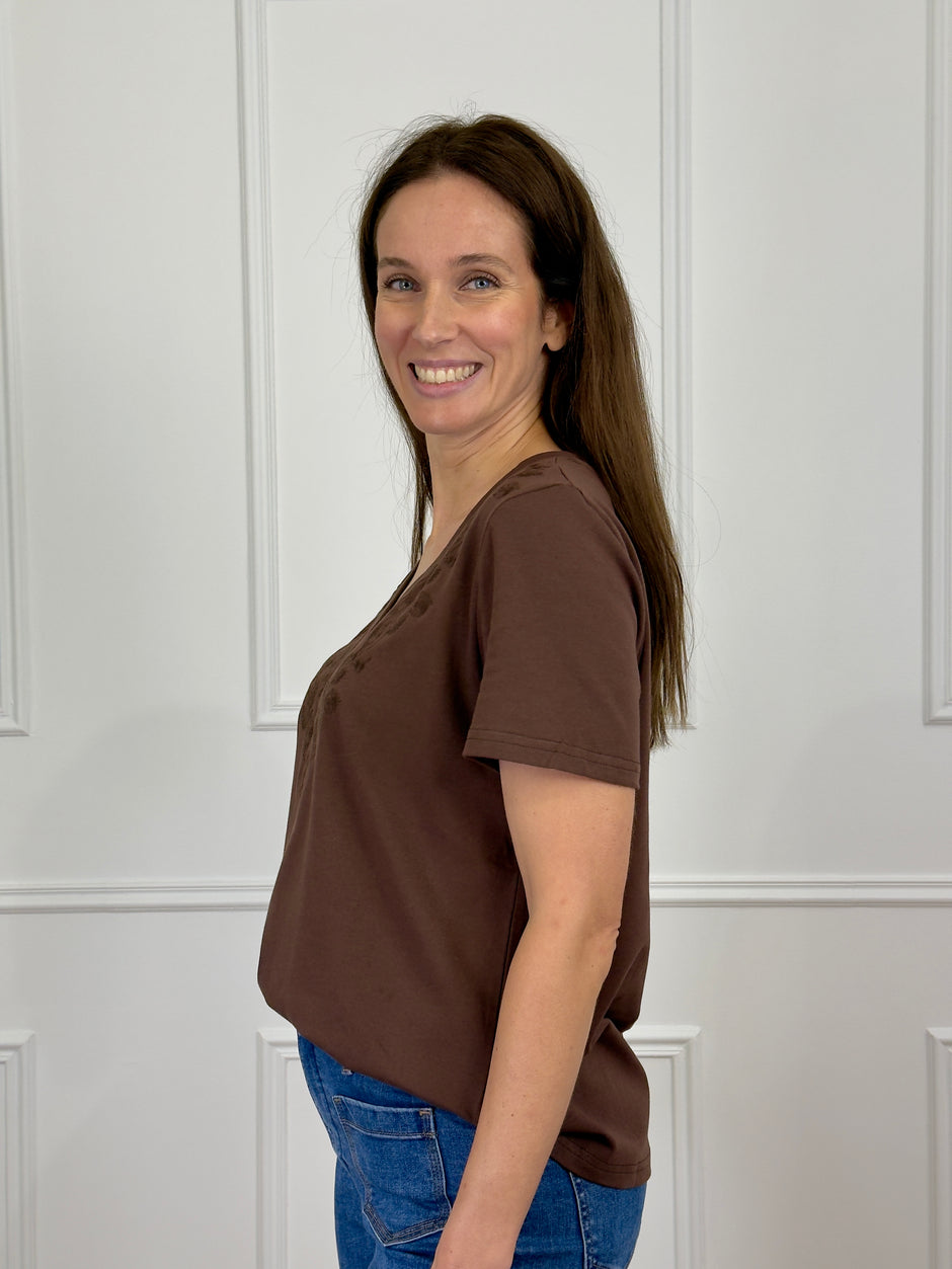 Tee Shirt Cybele Choco