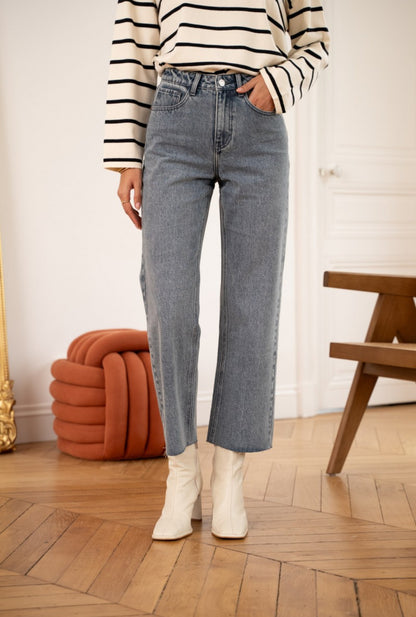 Jean Mollynette Gris Bleu