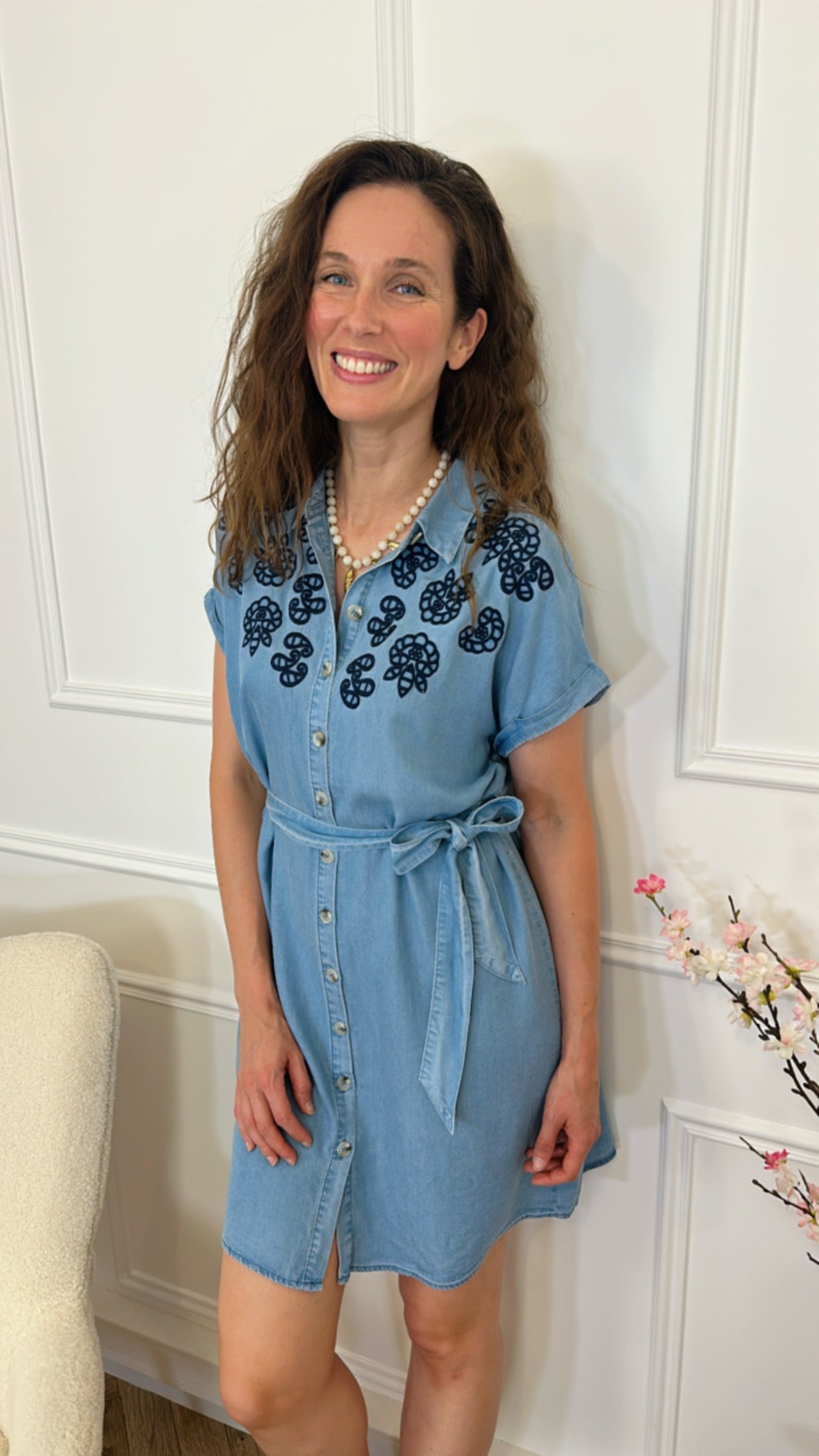 Robe Ginny Bleue