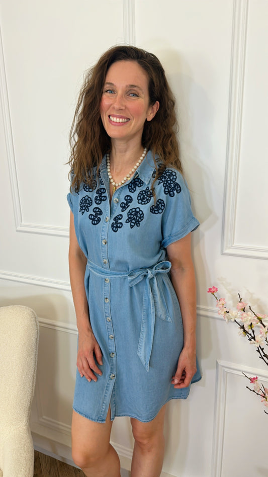 Robe Ginny Bleue