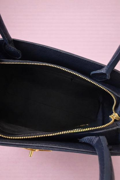 Sac Cuir Dorine Marine