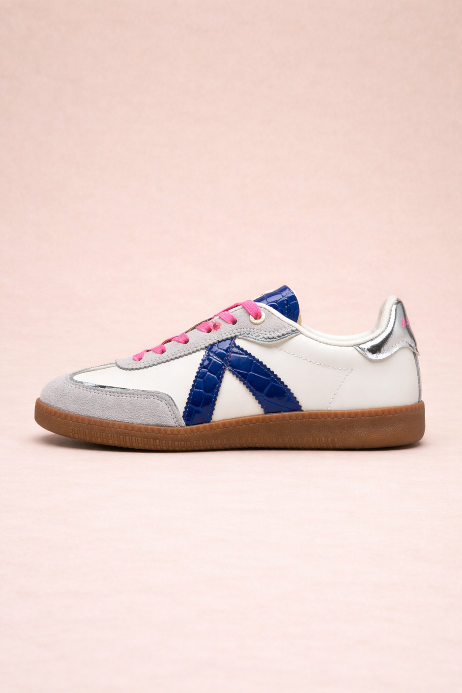 Baskets Elite Classic Bleu et Rose