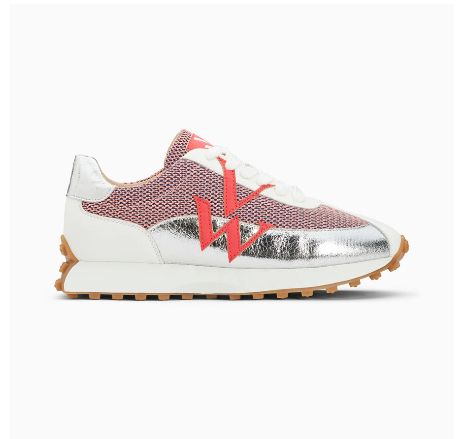 Baskets Monogramme Mona Rose et Argent à Semelle Running