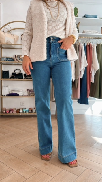 Jean Elenette Denim Stone