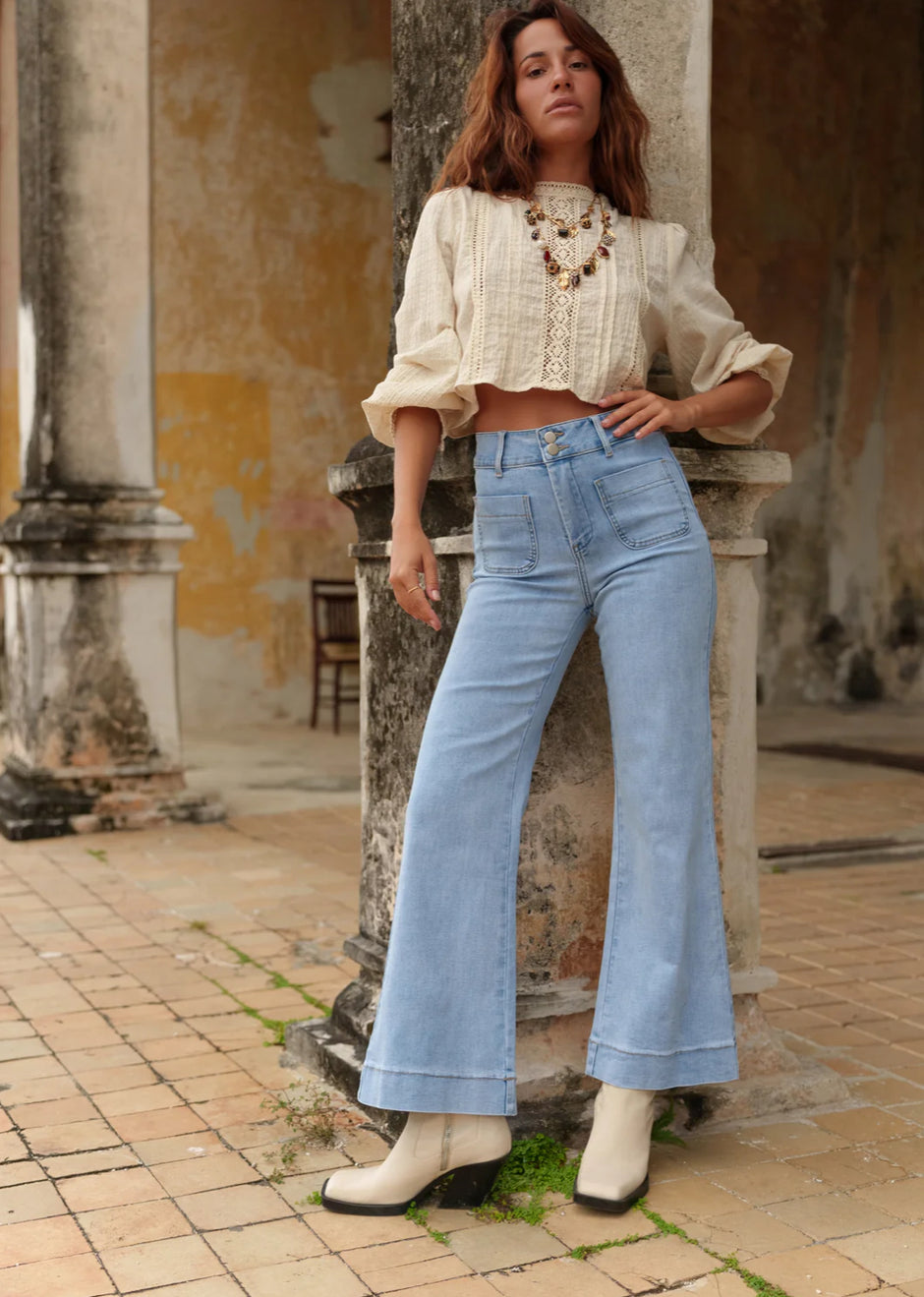 Jean Elenette Denim Clair