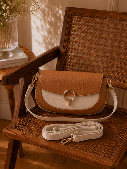 Sac Alice grand Camel Beige